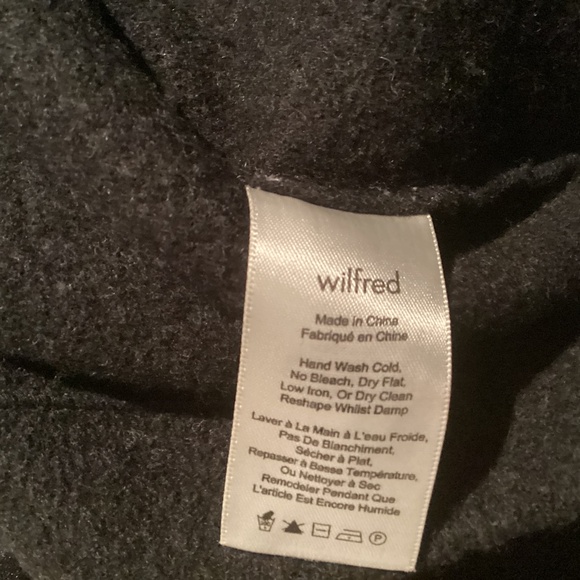 Aritzia Wilfred Merino Wool Tourane Sweater/Poncho xxs/xs fits various sizes! - Picture 3 of 9